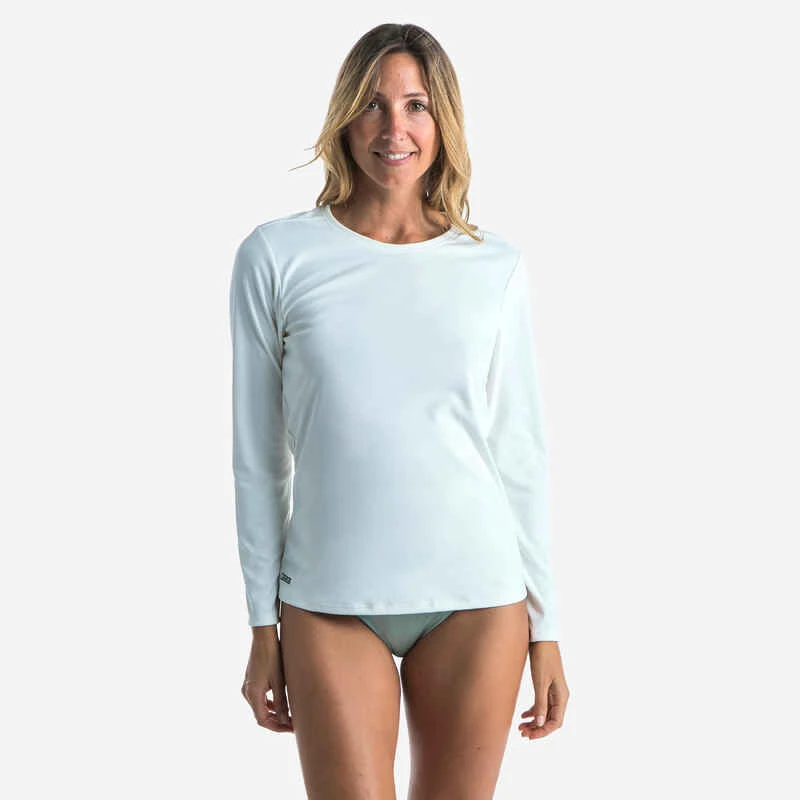 TEE SHIRT ANTI UV FEMME MANCHES LONGUES SURF MALOU GREIGE (SANS TEINTURE) 3 TEE SHIRT ANTI UV FEMME MANCHES LONGUES SURF MALOU GREIGE (SANS TEINTURE)