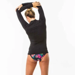 TEE SHIRT Anti UV Surf Manches Longues Femme Noir 13 TEE SHIRT Anti UV Surf Manches Longues Femme Noir -ProSportif Boutique tee shirt anti uv surf manches longues femme noir 3