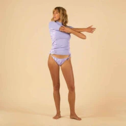 Tee Shirt Anti UV Surf Top 500 Manches Courtes Femme Parme Et Floral SELVA 13 Tee Shirt Anti UV Surf Top 500 Manches Courtes Femme Parme Et Floral SELVA -ProSportif Boutique tee shirt anti uv surf top 500 manches courtes femme turquoise et blanc 2