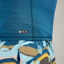 Tee Shirt Anti Uv Surf Top 500 Manches Courtes Homme Palmeraie -ProSportif Boutique tee shirt anti uv surf top 500 manches courtes homme noir 4