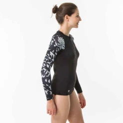 Tee Shirt Anti Uv Surf Top 500 Manches Longues Femme AKARU -ProSportif Boutique tee shirt anti uv surf top 500 manches longues femme akaru 4