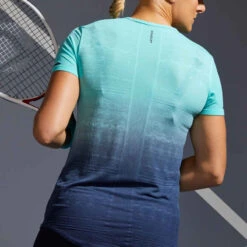 Artengo T-shirt Tennis Light Femme - Ultra Light 900 Turquoise 16 Artengo T-shirt Tennis Light Femme - Ultra Light 900 Turquoise -ProSportif Boutique tee shirt de tennis femme ts light 990 marine turquoise 3