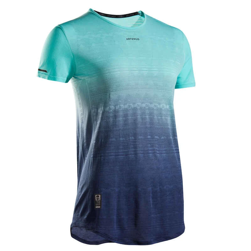 Artengo T-shirt Tennis Light Femme - Ultra Light 900 Turquoise 3 Artengo T-shirt Tennis Light Femme - Ultra Light 900 Turquoise