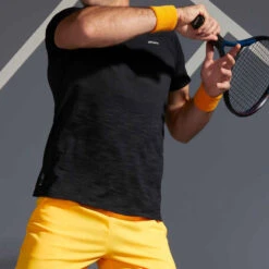 Artengo T Shirt De Tennis Homme - TTS Soft Plus Noir -ProSportif Boutique tee shirt de tennis homme tts 500 soft noir 7