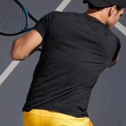 Artengo T Shirt De Tennis Homme - TTS Soft Plus Noir -ProSportif Boutique tee shirt de tennis homme tts 500 soft noir 9