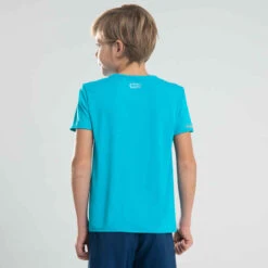 Decathlon Tee Shirt Enfant D'athlétisme AT 300 Turquoise -ProSportif Boutique tee shirt enfant d athletisme at 300 violet 2