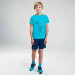 Decathlon Tee Shirt Enfant D'athlétisme AT 300 Turquoise -ProSportif Boutique tee shirt enfant d athletisme at 300 violet 5
