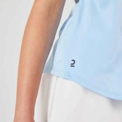 Artengo T-shirt De Tennis Fille - TTS500 Bleu -ProSportif Boutique tee shirt fille 500 vert clair 5