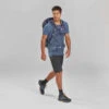 Quechua T-shirt De Randonnée Manches Courtes En Synthétique - Homme - MH500
