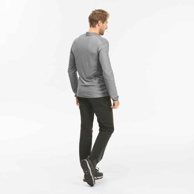 Quechua T-shirt De Randonnée Manches Longues En Synthétique - Homme - MH550 4 Quechua T-shirt De Randonnée Manches Longues En Synthétique - Homme - MH550 – Image 2