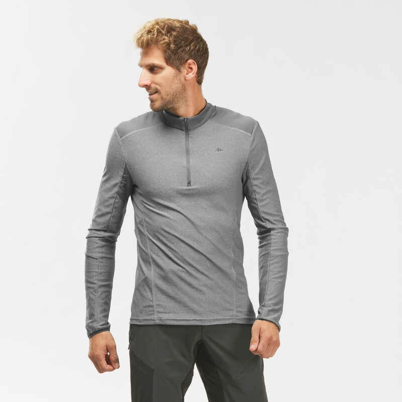 Quechua T-shirt De Randonnée Manches Longues En Synthétique - Homme - MH550 3 Quechua T-shirt De Randonnée Manches Longues En Synthétique - Homme - MH550