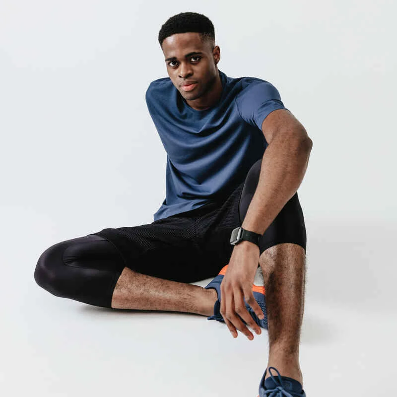 Kalenji T-shirt Running Respirant Et Ventilé Homme - Dry+ Breath Bleu Ardoise 6 Kalenji T-shirt Running Respirant Et Ventilé Homme - Dry+ Breath Bleu Ardoise – Image 4