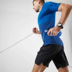 T-SHIRT RUNNING HOMME RESPIRANT KIPRUN CARE BLEU -ProSportif Boutique tee shirt running homme respirant kiprun care bleu 6