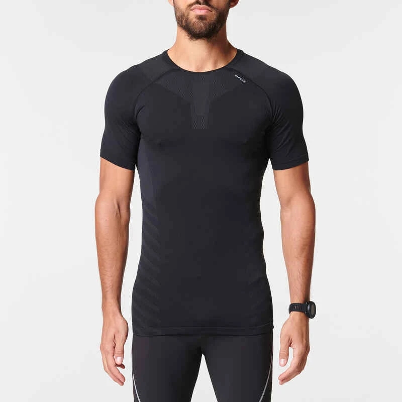 T-SHIRT RUNNING HOMME RESPIRANT KIPRUN SKINCARE NOIR 9 T-SHIRT RUNNING HOMME RESPIRANT KIPRUN SKINCARE NOIR – Image 7