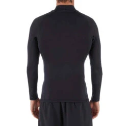Tee Shirt Thermique Polaire Homme Manches Longues Surf 900 Noir -ProSportif Boutique tee shirt surf thermique 900 polaire manches longues homme noir 2