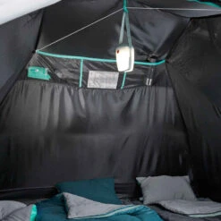 Quechua Tente De Camping - MH100 - 3 Places - Fresh & Black -ProSportif Boutique tente de camping mh100 fresh black 3 personnes 14