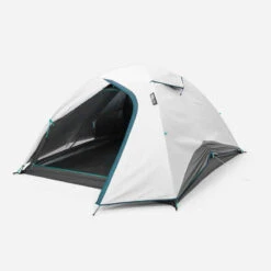 Quechua Tente De Camping - MH100 - 3 Places - Fresh & Black -ProSportif Boutique tente de camping mh100 fresh black 3 personnes 3