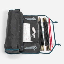 Quechua Tente De Camping - MH100 - 3 Places - Fresh & Black -ProSportif Boutique tente de camping mh100 fresh black 3 personnes 6