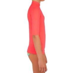 T-shirt Anti UV 100 Rouge -ProSportif Boutique top uvtop100s jr pnk 4