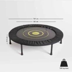 Trampoline De Fitness FIT TRAMPO100 -ProSportif Boutique trampoline de fitness fit trampo100 1