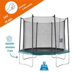 TRAMPOLINE OCTOGONAL 300 AVEC FILET DE PROTECTION -ProSportif Boutique trampoline octogonal 300 2
