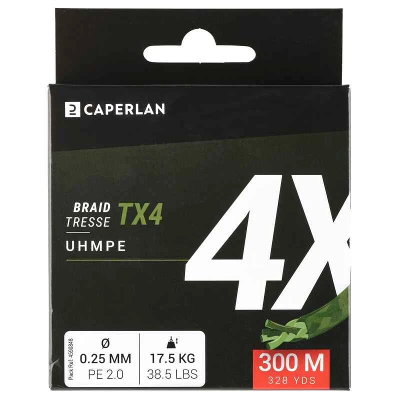 TRESSE PECHE AUX LEURRES TX4 KAKI 300M 5 TRESSE PECHE AUX LEURRES TX4 KAKI 300M – Image 3