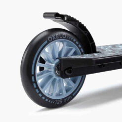 TROTTINETTE ENFANT MID5 AVEC FREIN AU GUIDON ET SUSPENSION GREY BLUE -ProSportif Boutique trottinette enfant mid5 avec frein au guidon et suspension noireslashverte 5