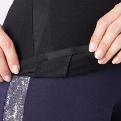 T-Shirt 530 Dévoré Pilates Gym Douce Femme Noir -ProSportif Boutique ts 530 devore pilates gym douce femme bleu clair 5