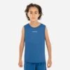 MAILLOT DE BASKETBALL SANS MANCHE ENFANT - T100 BLEU -ProSportif Boutique tshirt slash maillot sans manche de basketball garconslashfille t100 bleu
