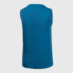 MAILLOT DE BASKETBALL SANS MANCHE ENFANT - T100 BLEU -ProSportif Boutique tshirt slash maillot sans manche de basketball garconslashfille t100 bleu 2