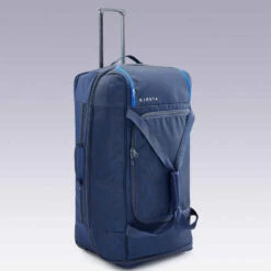 Kipsta Valise 105L - ESSENTIAL Bleue -ProSportif Boutique valise essentiel 105l bleue marine 3