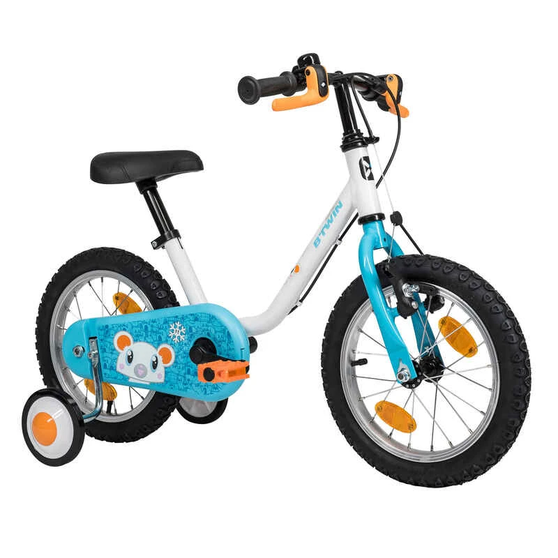 BTWIN VELO 14 POUCES 3-5 ANS 100 ARCTIC 5 BTWIN VELO 14 POUCES 3-5 ANS 100 ARCTIC – Image 3