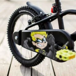 BTWIN VELO 16 POUCES 4-6 ANS 500 DARK HERO -ProSportif Boutique velo 16 pouces 45 6 ans 500 dark hero 3