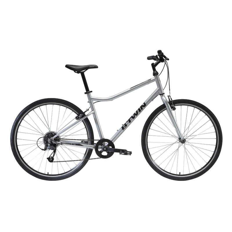 VÉLO TOUT CHEMIN RIVERSIDE 120 GRIS METAL 3 VÉLO TOUT CHEMIN RIVERSIDE 120 GRIS METAL