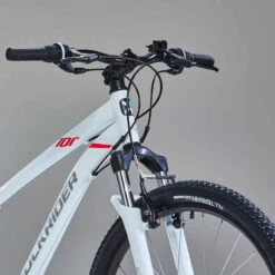 Rockrider VÉLO VTT ST 100 FEMME BLANC ROSE 27,5" -ProSportif Boutique velo vtt st 100 femme blanc rose 275quote 3