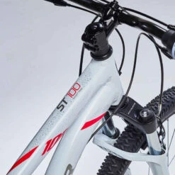 Rockrider VÉLO VTT ST 100 FEMME BLANC ROSE 27,5" -ProSportif Boutique velo vtt st 100 femme blanc rose 275quote 4