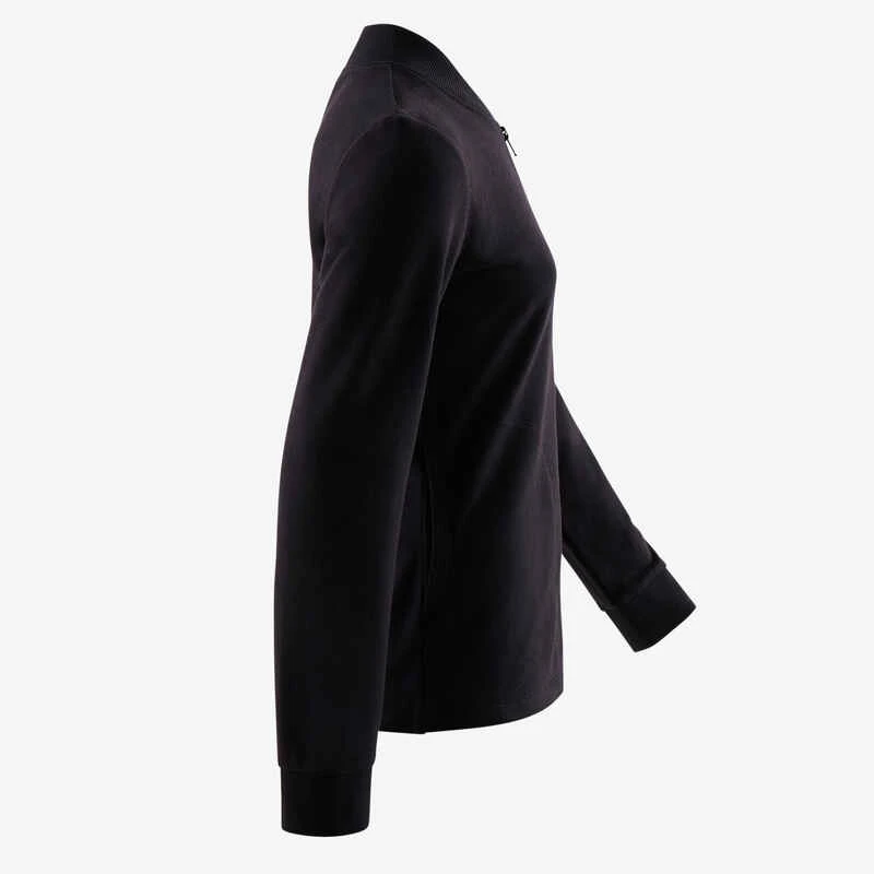 Veste 100 Gym Fille Noir 4 Veste 100 Gym Fille Noir â Image 2