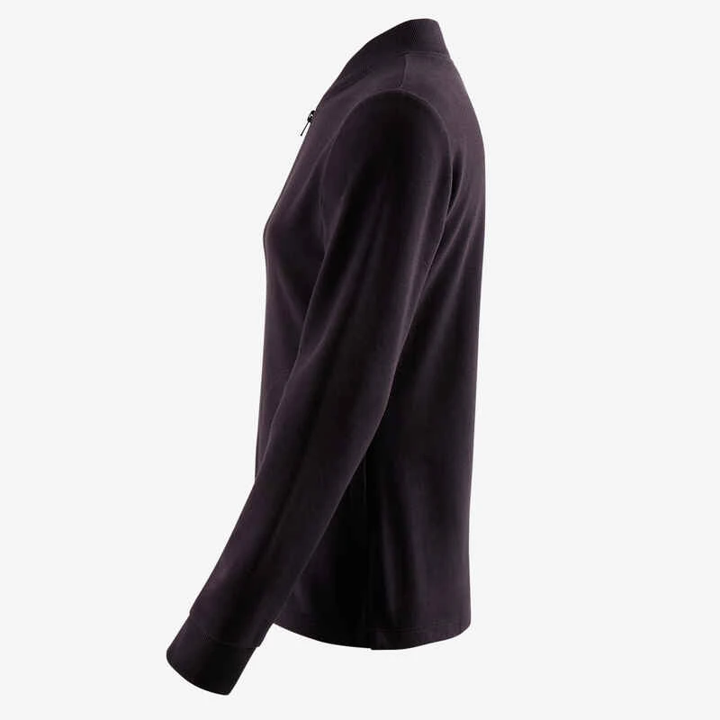 Veste 100 Gym Fille Noir 5 Veste 100 Gym Fille Noir â Image 3