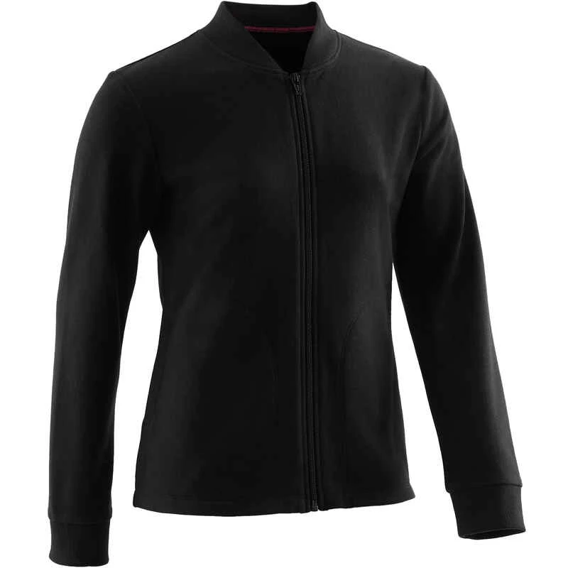 Veste 100 Gym Fille Noir 3 Veste 100 Gym Fille Noir