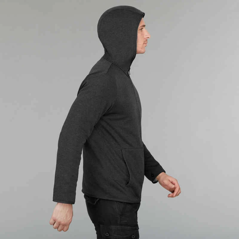 Veste 3en1 De Trek Voyage - TRAVEL 100 Grise Homme 6 Veste 3en1 De Trek Voyage - TRAVEL 100 Grise Homme – Image 4