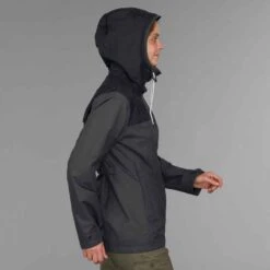 Veste 3en1 Imperméable Confort 0°C De Trek Voyage - TRAVEL 100 Gris Foncé-femme -ProSportif Boutique veste 3en1 impermeable confort 0c de trek voyage travel 100 gris fonce femme 4