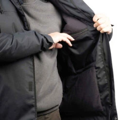 VESTE CHASSE CHAUDE IMPERMEABLE NOIRE 100 22 VESTE CHASSE CHAUDE IMPERMEABLE NOIRE 100 -ProSportif Boutique veste chasse chaude 100 camouflage woodland vert 7