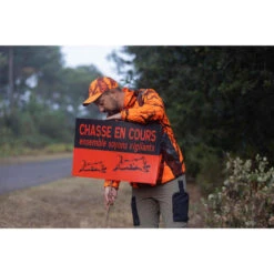 VESTE CHASSE IMPERMÉABLE SILENCIEUSE LIGHT CAMO FLUO 500 18 VESTE CHASSE IMPERMÉABLE SILENCIEUSE LIGHT CAMO FLUO 500 -ProSportif Boutique veste chasse impermeable silencieuse light camo fluo 500 2