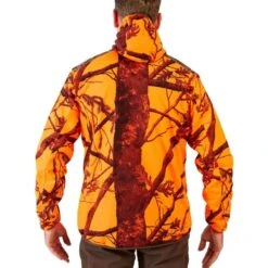 VESTE CHASSE IMPERMÉABLE SILENCIEUSE LIGHT CAMO FLUO 500 21 VESTE CHASSE IMPERMÉABLE SILENCIEUSE LIGHT CAMO FLUO 500 -ProSportif Boutique veste chasse impermeable silencieuse light camo fluo 500 5