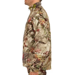 VESTE CHASSE SILENCIEUSE RESPIRANTE 100 CAMO FORET -ProSportif Boutique veste chasse silencieuse respirante 100 camo foret 2