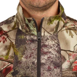 VESTE CHASSE SILENCIEUSE RESPIRANTE 100 CAMO FORET -ProSportif Boutique veste chasse silencieuse respirante 100 camo foret 4