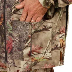 VESTE CHASSE SILENCIEUSE RESPIRANTE 100 CAMO FORET -ProSportif Boutique veste chasse silencieuse respirante 100 camo foret 5