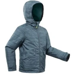 Quechua Veste Chaude Imperméable De Randonnée Neige SH100 WARM Fille 8-14 Ans Grise