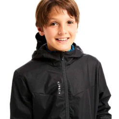 Kipsta VESTE COUPE PLUIE DE FOOTBALL T500 ENFANT NOIRE -ProSportif Boutique veste coupe pluie de football t500 enfant noire 6