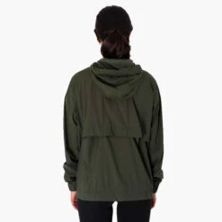 Kalenji Veste Running Coupe Vent Femme - Wind Breath Kaki -ProSportif Boutique veste coupe vent femme de running kaki 7